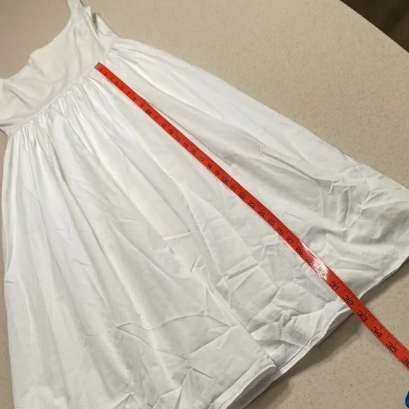 Rue Sophie White Midi Dress Women Size Medium - Picture 9 of 14